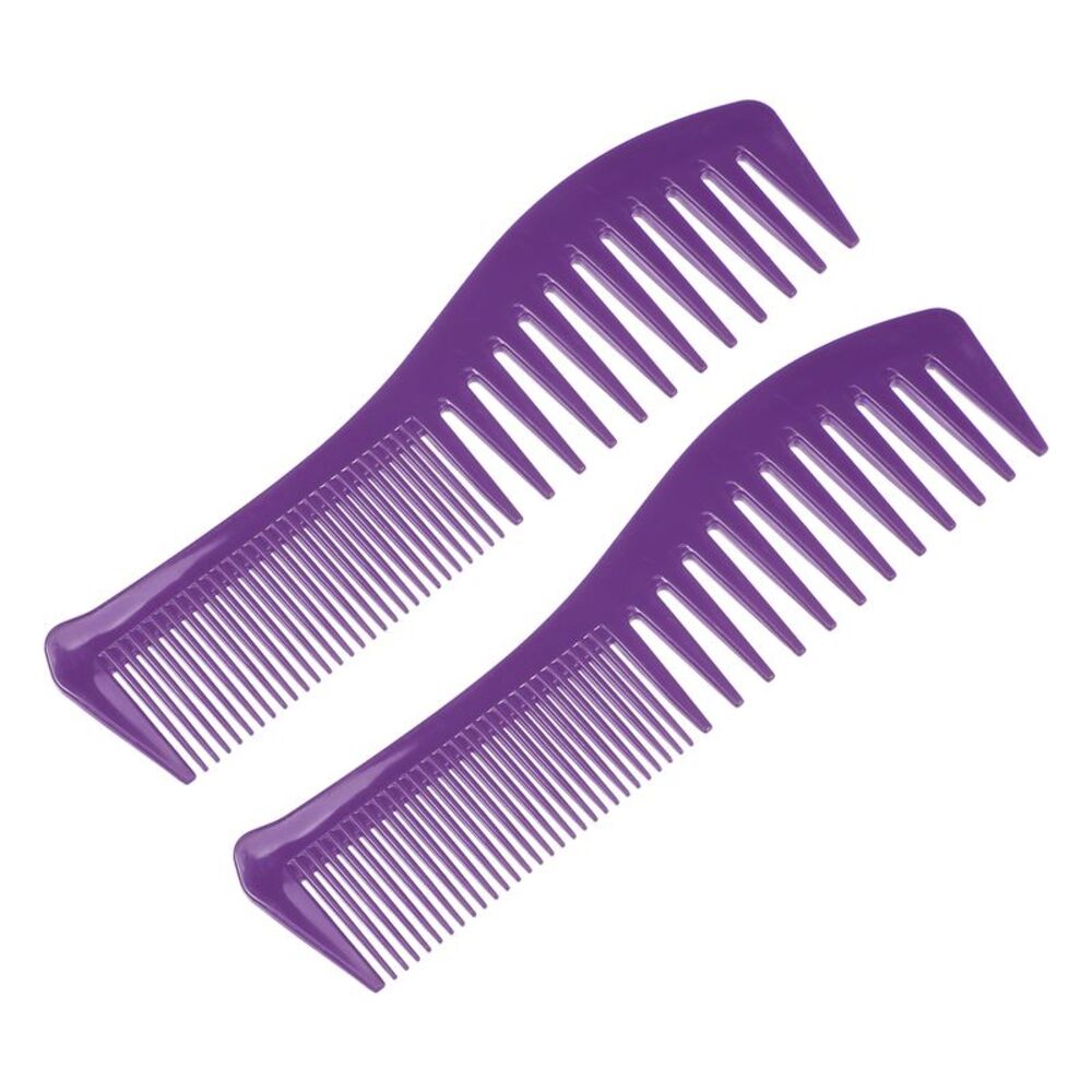 2 Pcs Hair Detangling Comb for Wet and Dry Wide Tooth Anti Static Purple